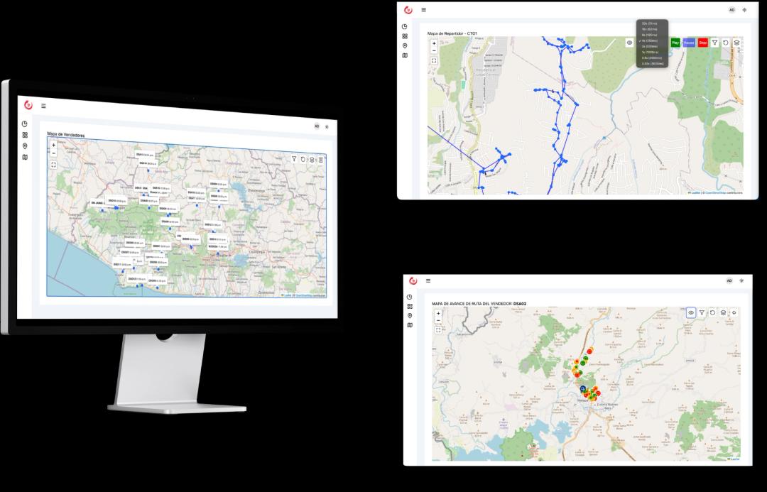 Tracking de rutas en tablet